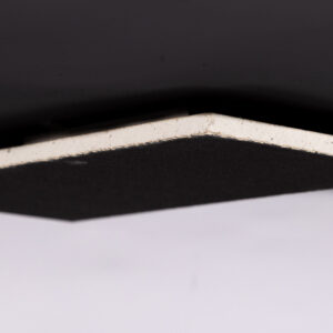 Gipsvinyl zwart bepakt met 2193 inleg 600x600x9,5mm